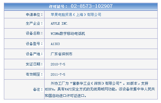 工信部電信設(shè)備認(rèn)證中心查詢結(jié)果截圖